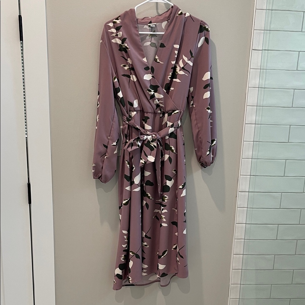 A New Day Wrap Midi Dress size S